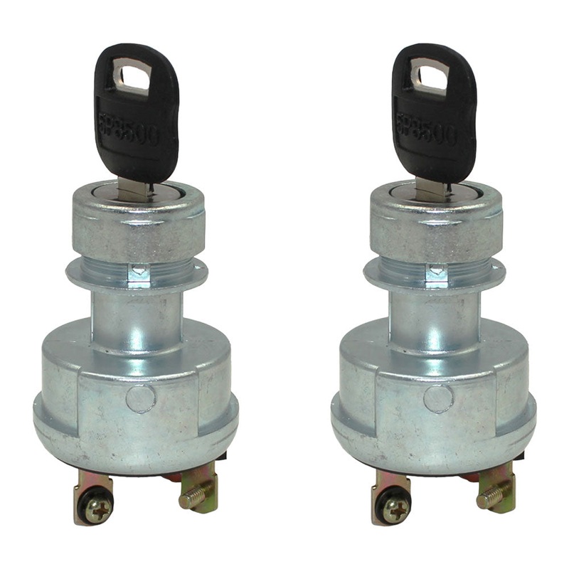 2pk Ignition Key Starter Switch With Key Fits CAT Fits Caterpillar 9G7641 9G-764