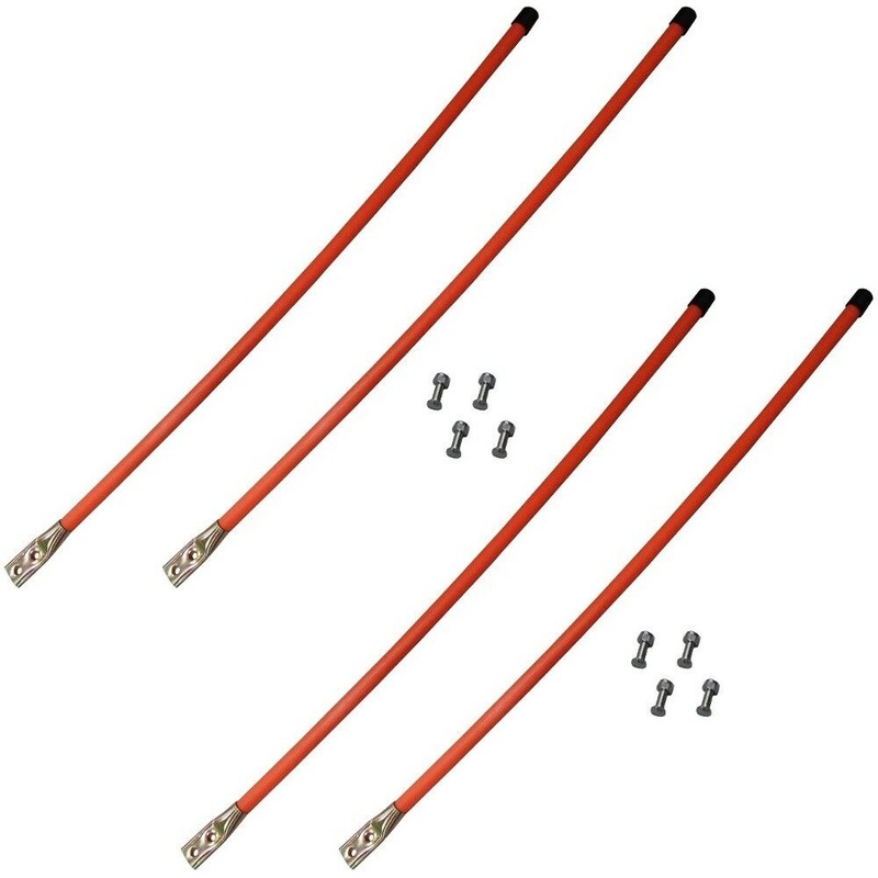 4 Universal Snowplow Blade Marker Guides Fits Blizzard B61049 Snow Way 96106696