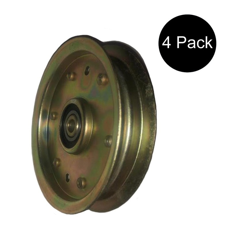 4PK Lawn Tractor Idler Pulley for MTD 753-08171 756-04129B 756-04129C 956-04129C