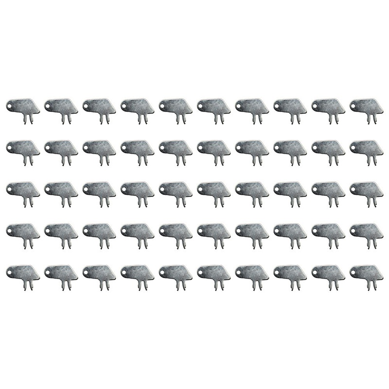 8398 (50) Master Disconnect & Old Igniton Keys Fits CAT Fits Caterpillar 8H5306
