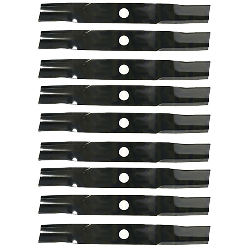 9 XHT Heavy Duty Blades Fits Kubota K5619-34350 K561934350 For 54" Cut Decks