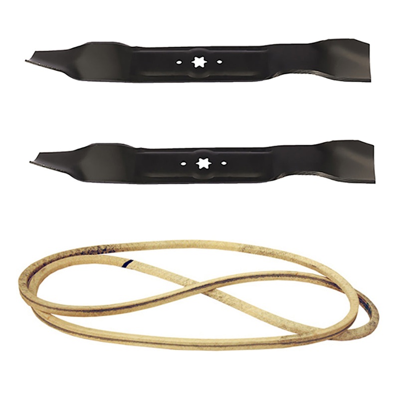 Mower Deck Blade and Belt Made With Aramid Fits Cub Cadet LTX1040 LTX1042 42"