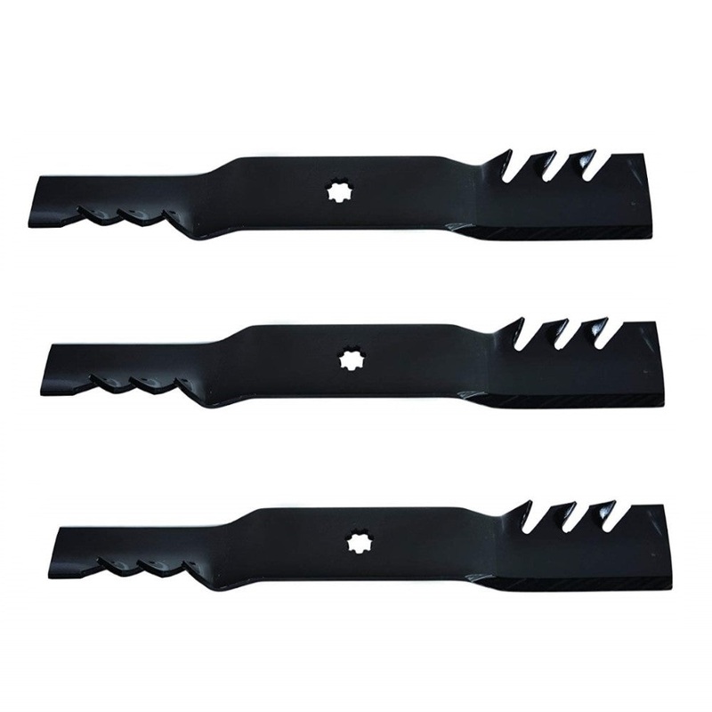 Set/3 54" Fits Gator mulching mower blades Fits John Deere E180 mowers