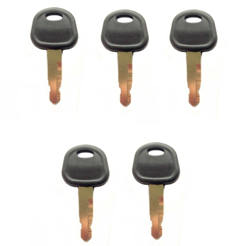 Set Of Five Aftermarket Ignition Keys Fits Sany Excavator and Heavy Equipment