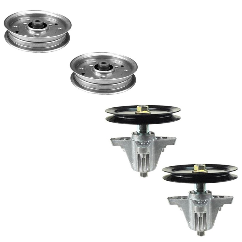 Spindle Assembly & Idler Pulley Kit Fits Cub Cadet/MTD Mower Models 618-04636