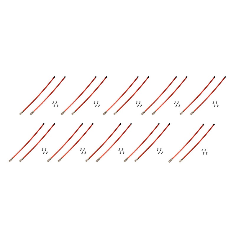 (10) Pairs of 36" Universal Snow Plow Blade Marker Guide Kits Fluorescent Orange