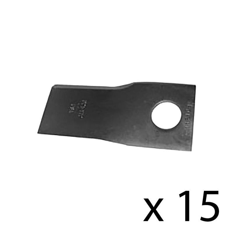 (15) Mower Blades LH Fits Krone AFA243 AFA283 AFL283 AM203 AM243 AM283