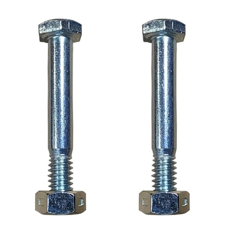 2 Pack of Shear Pins with Nuts 1-3/4"x 1/4" Fits Ariens Fits John Deere