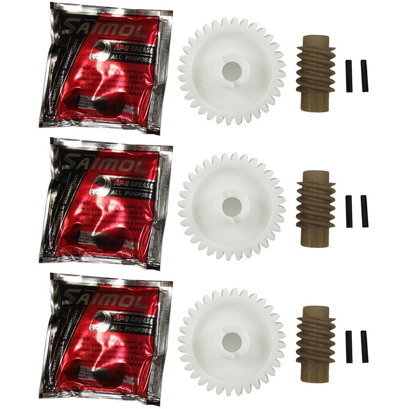 3 Garage Door Opener Drive Gear & Worm Gear Kits Fits LiftMaster
