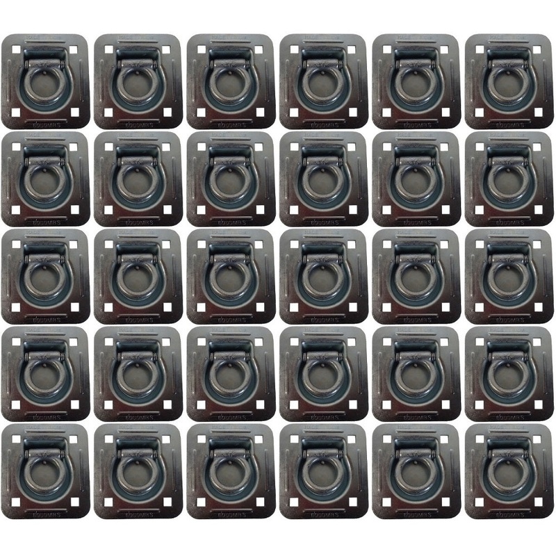 30 Recessed D-Ring for Quad Van Cargo Container Truck Tie Down Anchor Point