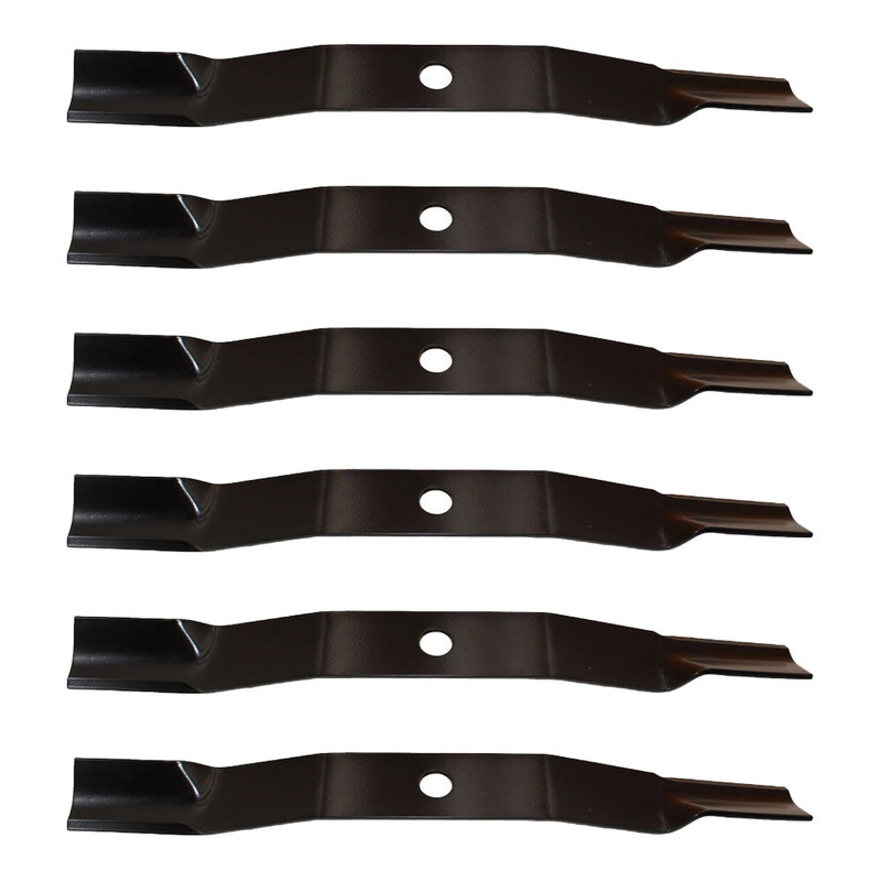 6 Medium-Lift Blades Fits Woods L306 RM306 RM600 With 72" Cut Deck Lawn Mower