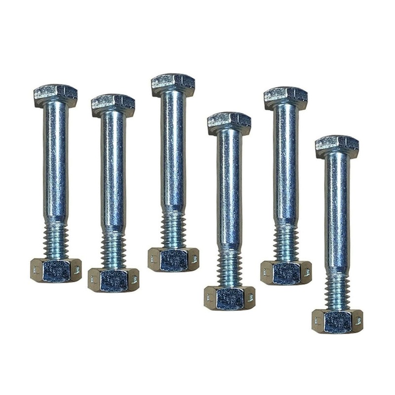 6 Pack Shear Pins and Nuts Fits Ariens 532005 53200500 Snow Blowers Throwers