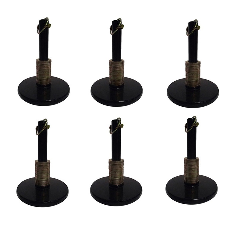 (6) Snow Plow Shoe Assemblies 49067 Fits Western Snow Plow 1" Rod 6-7/8" Length