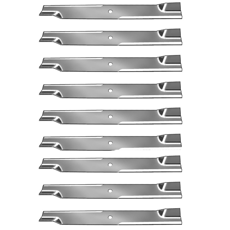 9 Pk. Notched Hight Lift Blades 103-6404 Fits Exmark Lazer Z AS XP XS 116-5171