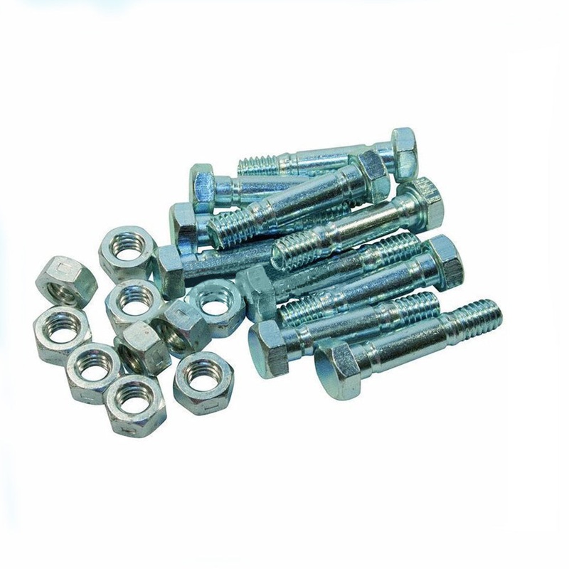 Set Of 30 Shear Pin W/Nuts Fits MTD 710-0890 910-0890 1-1/2" X 5/16"