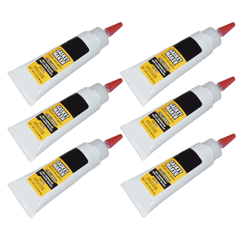 Set of 6- Flexible Gasket Maker 50 mL Appli Fits CATor Tubes works on Fits Cater