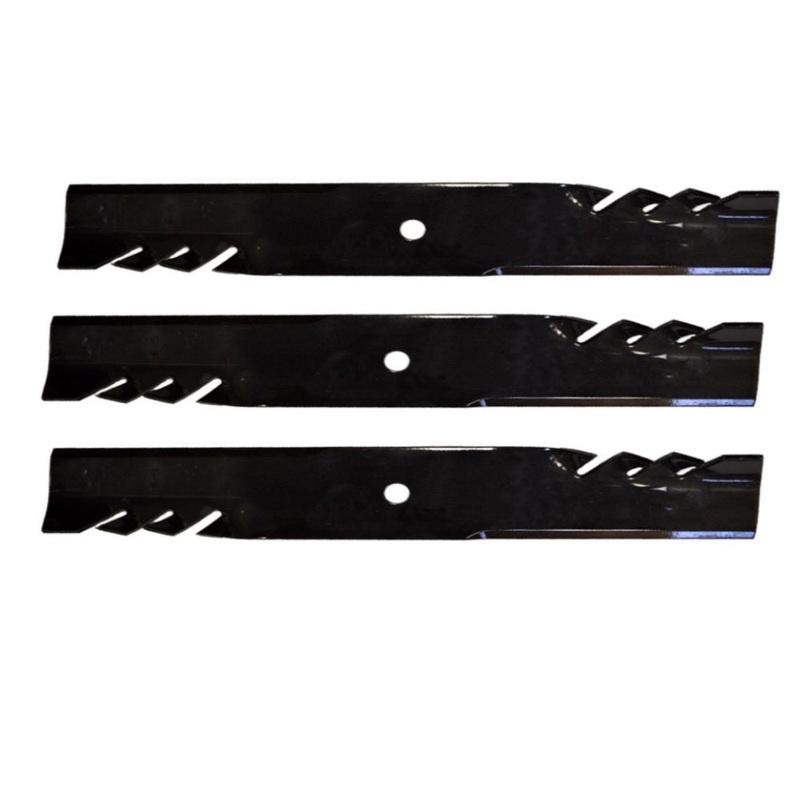 Three (3) 596-344 Mulching Blades For Bad Boy 52" Pup Lightning Repl 038-5203-00