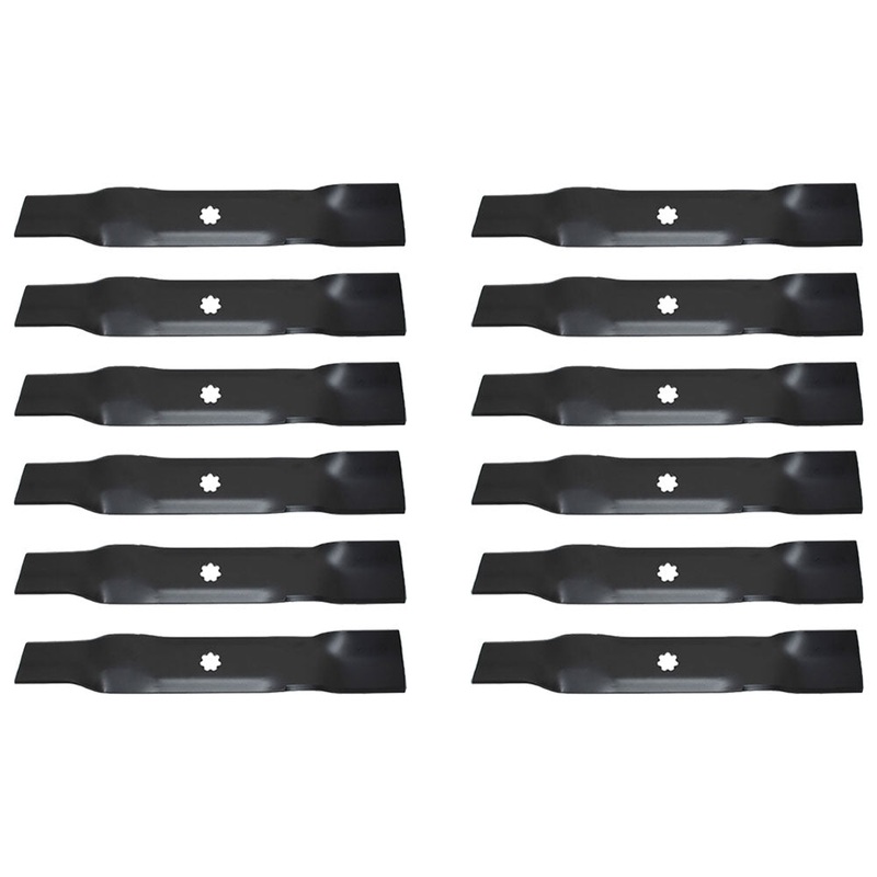 12 REPL XHT HD BLADES Fits John Deere GY20852 GX21784 LA140 LA145 LA165 D140 D15