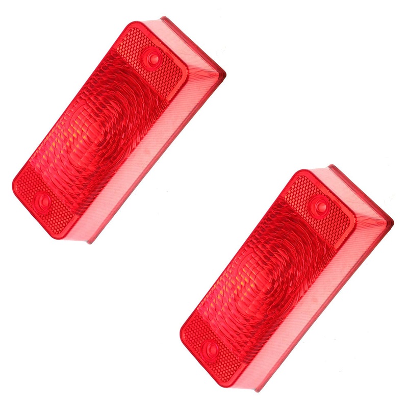 2X Red Tail Light Lens 6672276 Fits Bobcat S175 S185 S205 S220 S250