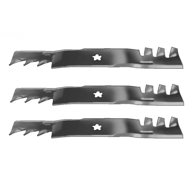 3 Mulching Blades 48" Deck Mower Fits Craftsman Fits Poulan Fits Husqvarna 180