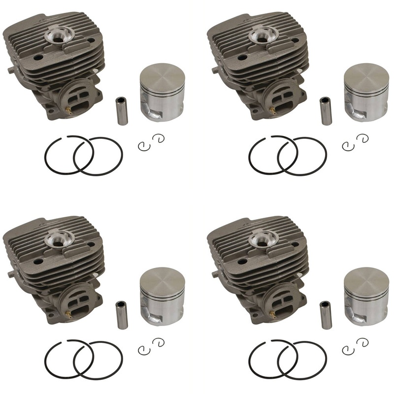 (4) Cylinder & Piston Kits 544935602 Fits Husqvarna Models K960 K970