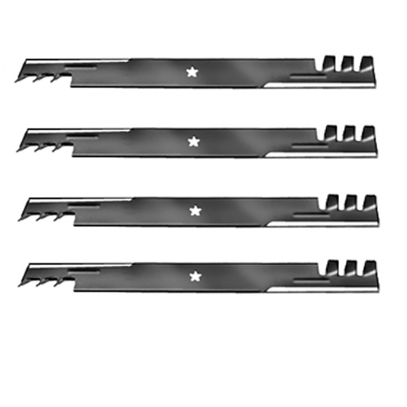 4PK 46" Riding Lawn Mower Mulching Blades Fits Craftsman 405380 403107