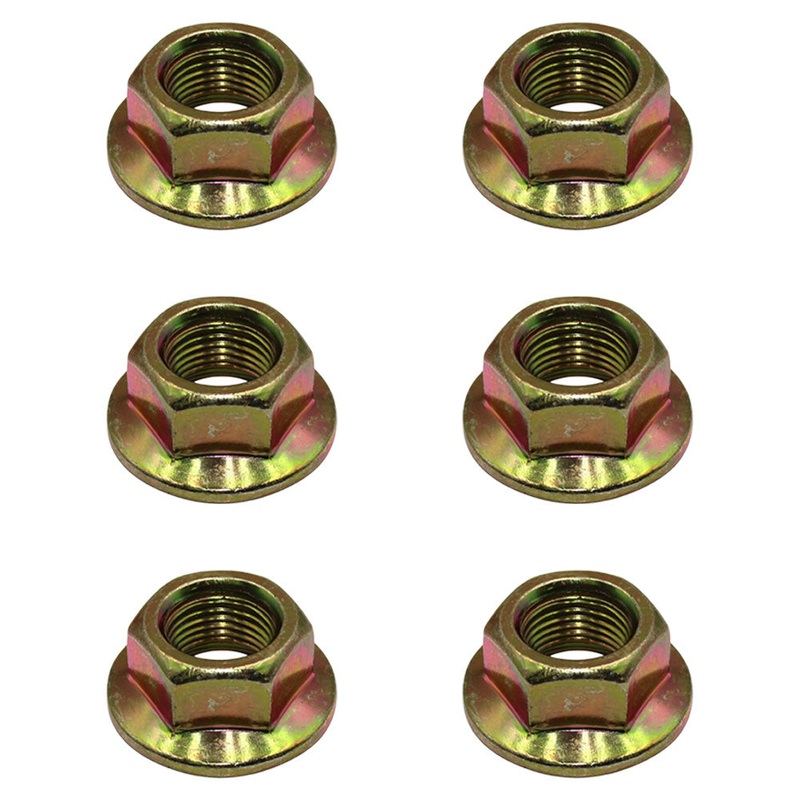 (6 Pack)- Blade Nuts 712-0417A 712-0417 912-0417 Fits MTD E20 Compact Tractors