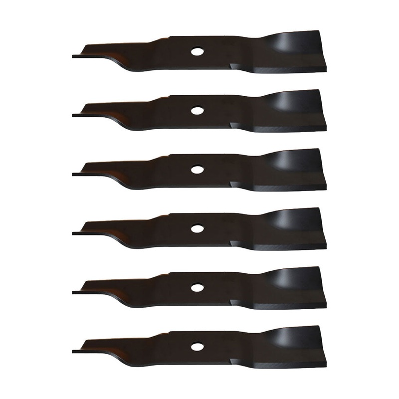 6 Pack of Iron Mower Blade Set Fits John Deere Ztrak New Commercial