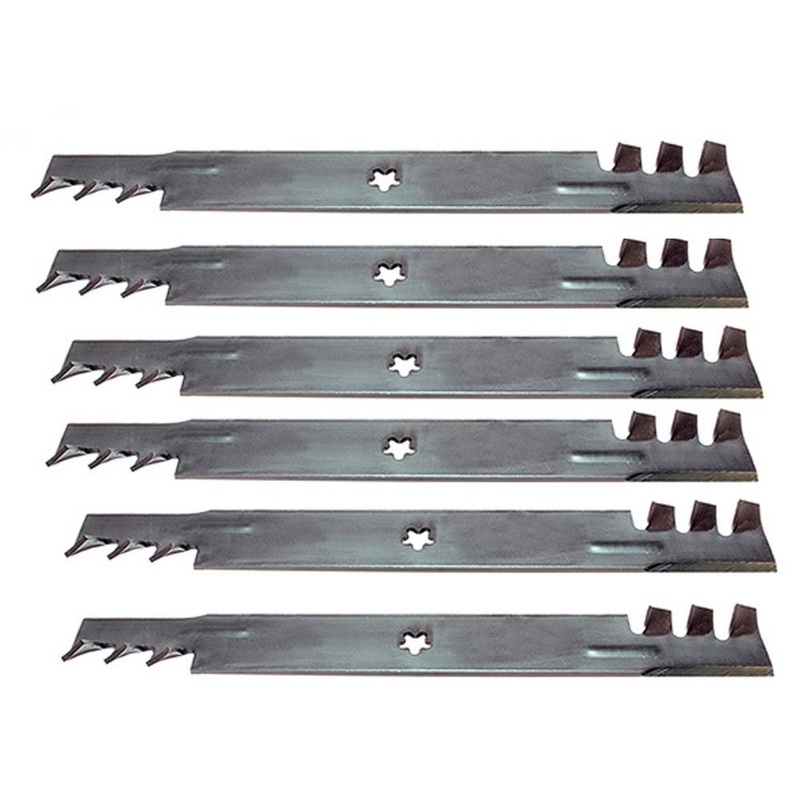 (6)- Toothed Mower Blade Fits Ariens Fits Poulan Fits AYP Fits Craftsman