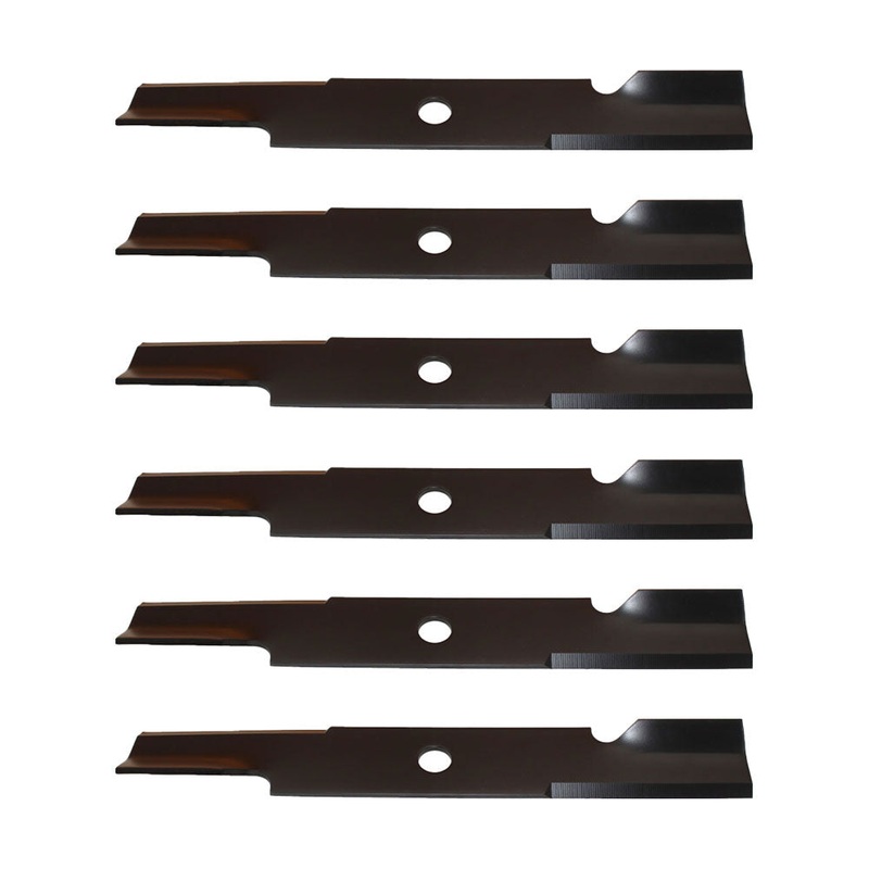 6PK Blades Lawn Mower 52" Fits Exmark 15/16" Center Hole 103-6402