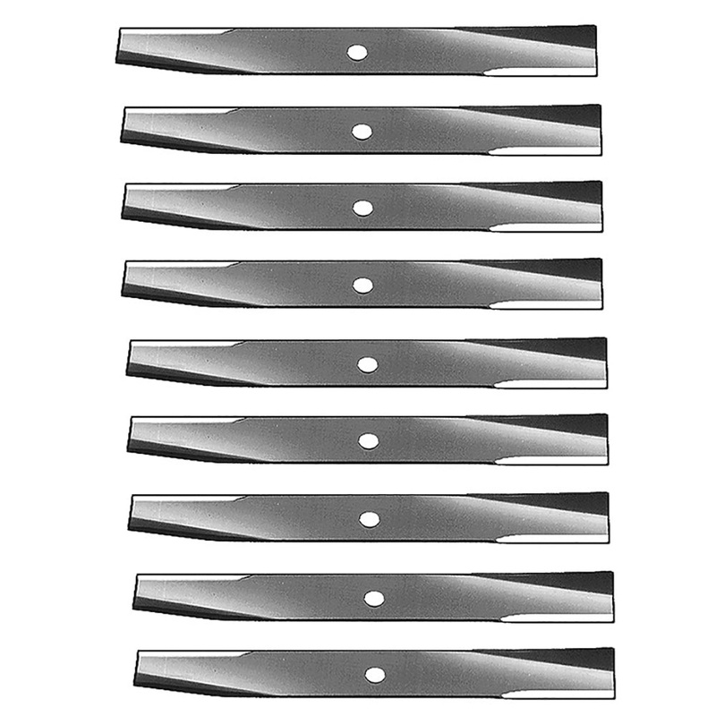 9 Mower Blades Fits John Deere LT166 116 120 140 46" Deck AM31100 M127466 M41967