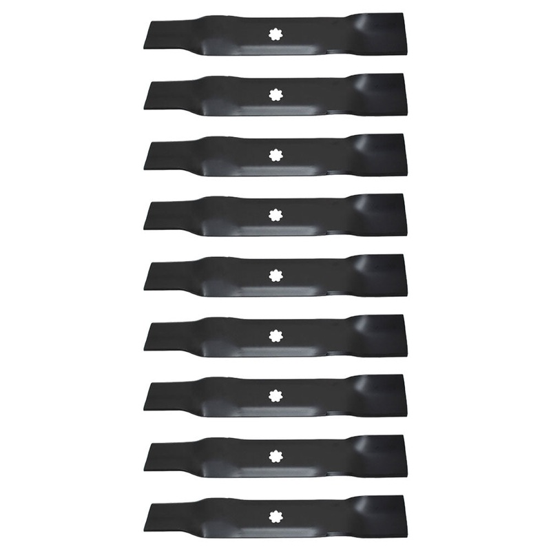9 REPL HD BLADES Fits John Deere GY20852 GX21784 LA140 LA145 LA165 D140 D150