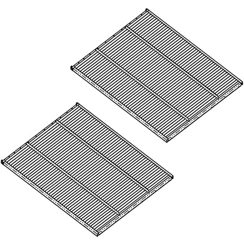 AH131217 Two Round Hole Bottom Sieves Fits John Deere CTS CTS II T550 T560 W540