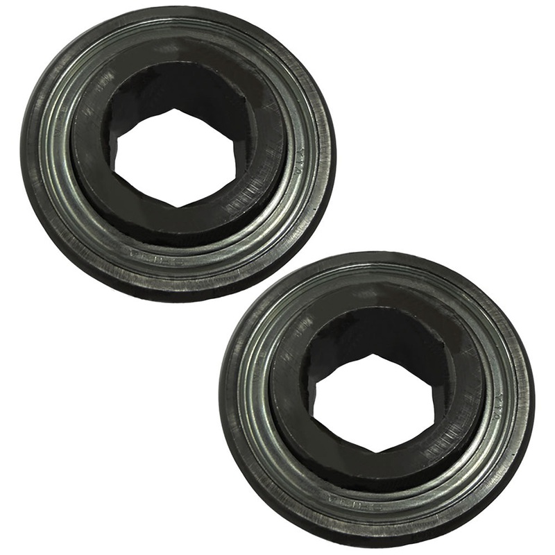 Fits JD9338 Two 1" Hex Bore Bearings Fits John Deere 206KRR6 HPC100GP 1AH06-1