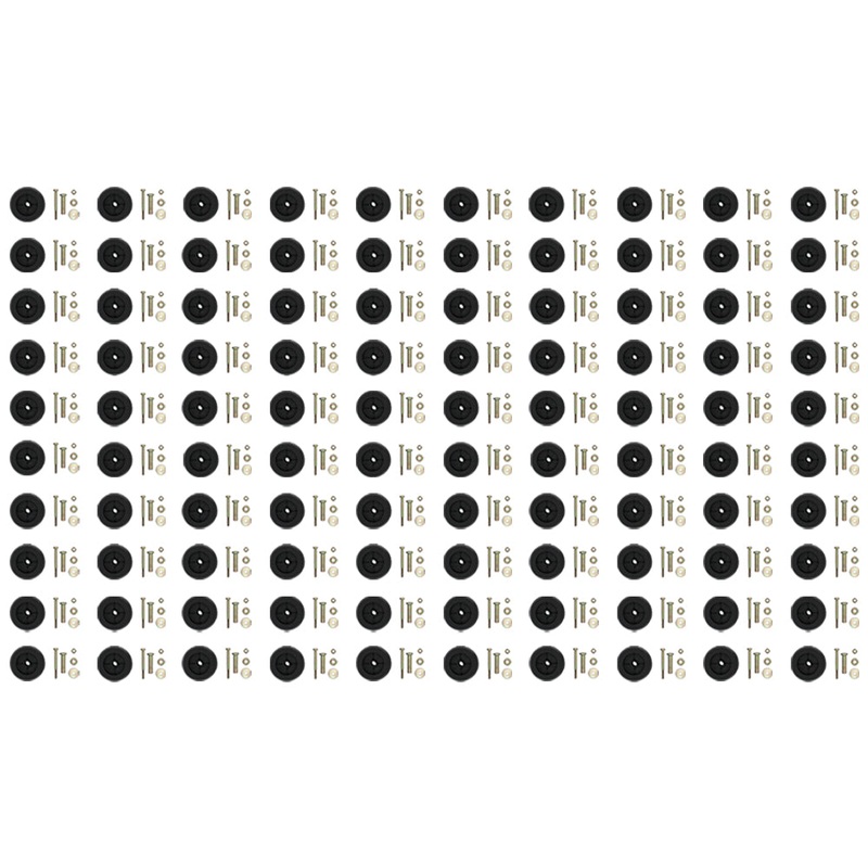 100 Anti Scalp Deck Wheel Rollers w/ Hardware for 103-3168 Fits Exmark Mower 103