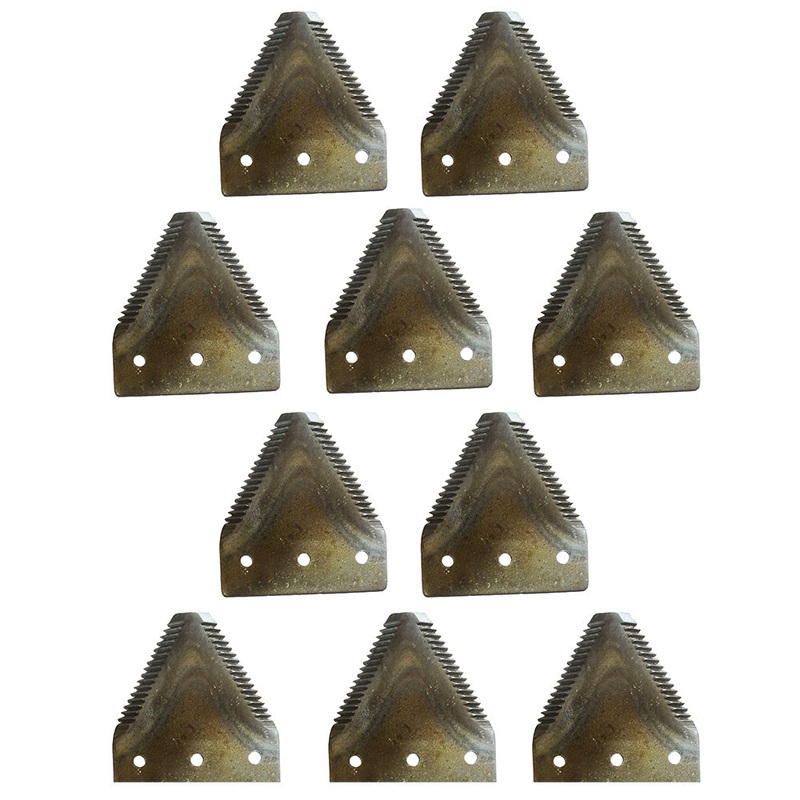 112074A1 Pack of Ten (10) Sickle Sections Fits Case IH Mower 1100 1200 1300