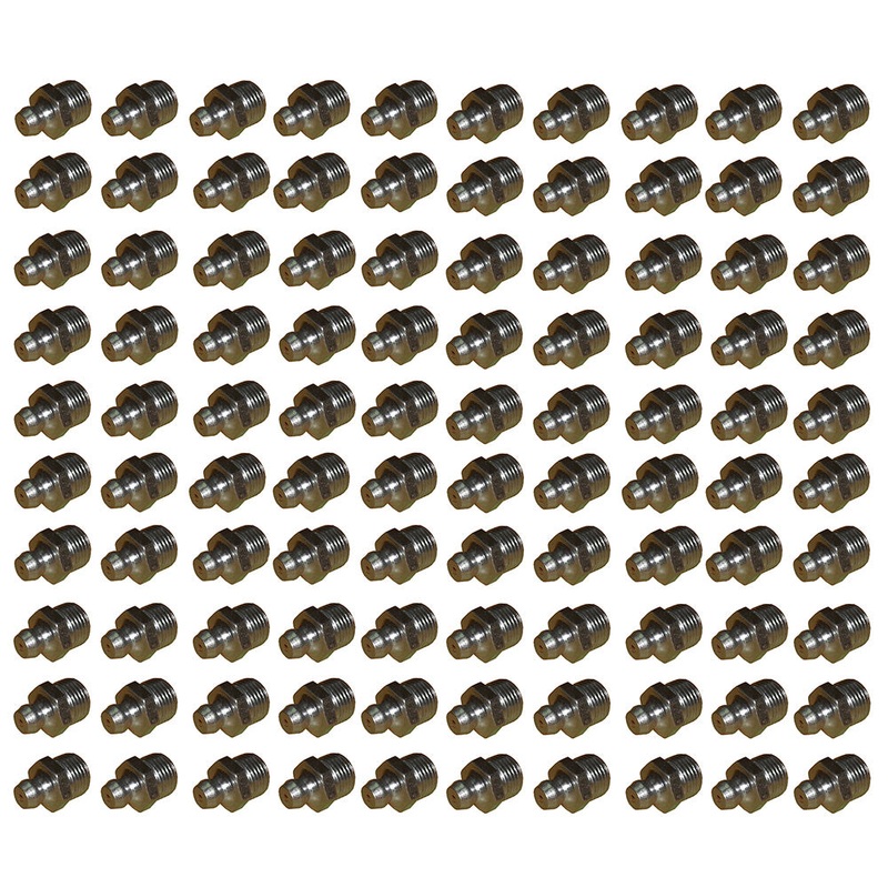 3B8489 3B-8489 (100) Replacement Fittings Grease Fits Caterpillar 972 966