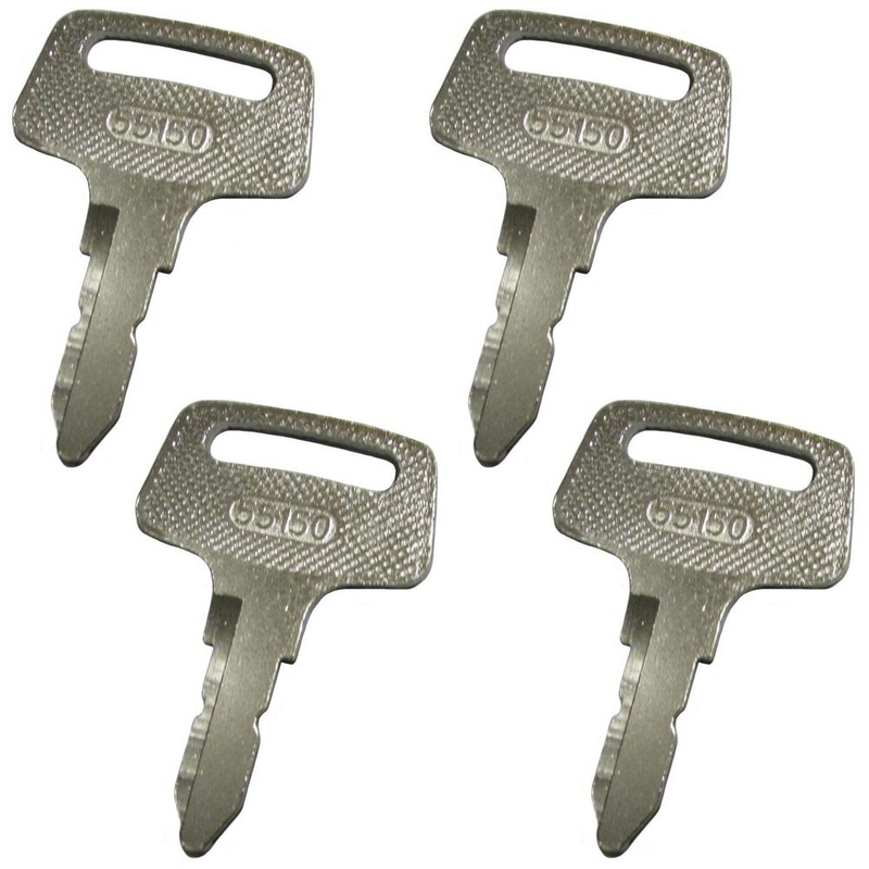(4) 55150 Ignition Start Starter Keys to Fits Kubota Mower Tractor