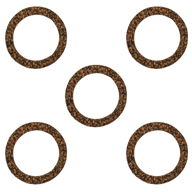 (5) NAA9160A Cork Gas Fuel Sediment Bowl Gaskets Fits Ford 2N 8N 9N Jubilee NAA
