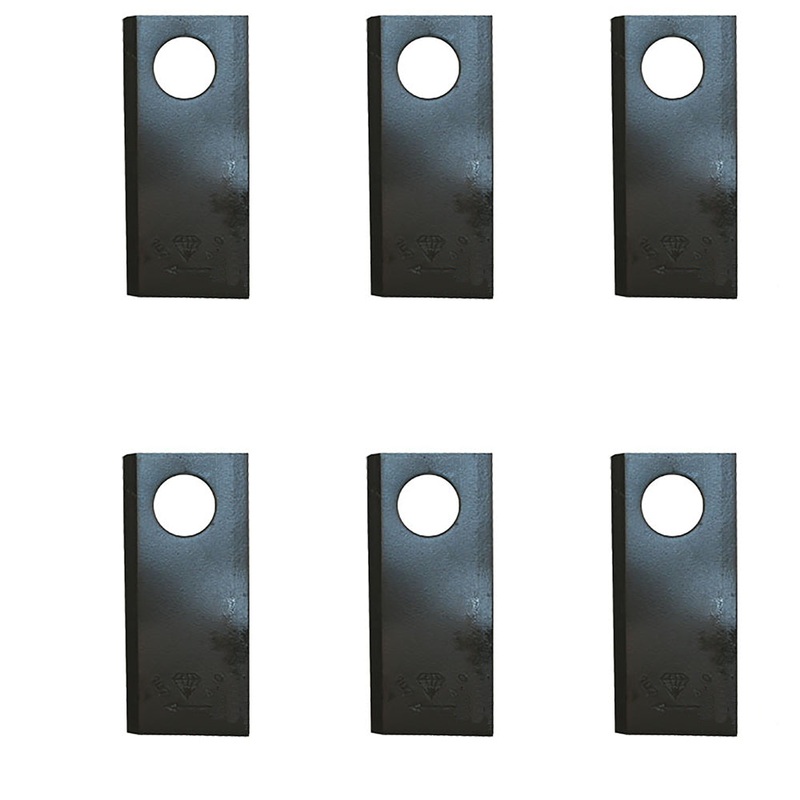 (6 Pack)- Disc Mower Blades 9847683 Fits Case IH Fits Ford New Holland, Fre