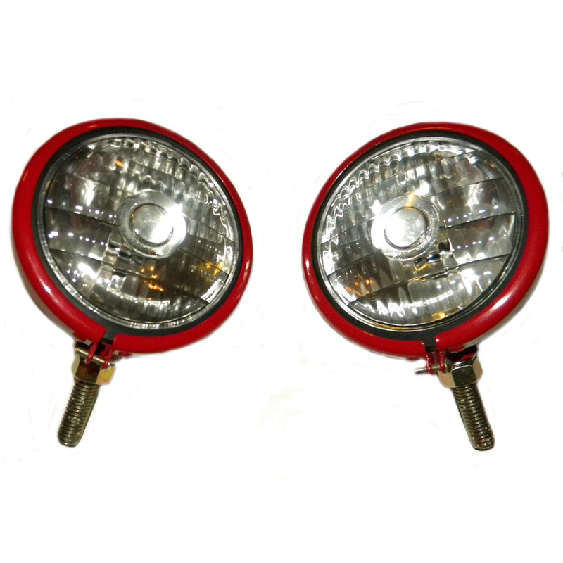 6 V Headlight Pair Fits Case Fits IH Fits FARMALL Super A C H M 100 130 200 300