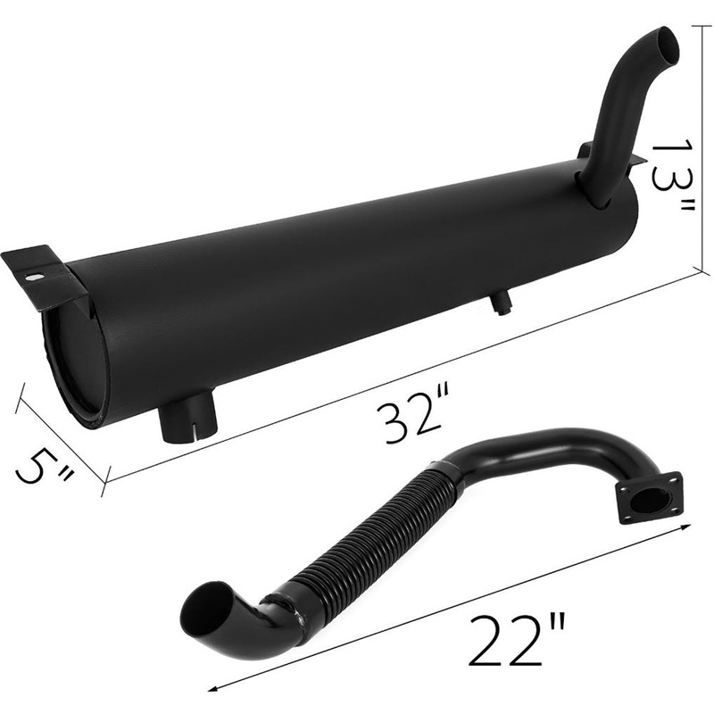 6701151 Muffler & Pipe Fits Bobcat 751 753 763 773 763, 753, 751