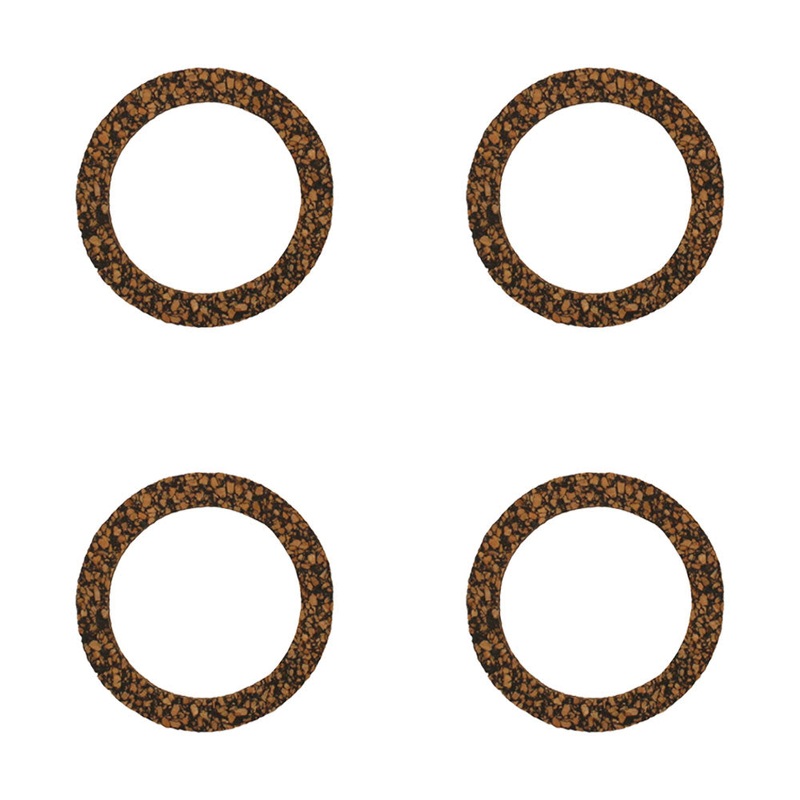 Set of (4) Cork Sediment Bowl Gasket NAA9160 Fits Ford Jubilee Fits Avery 112884