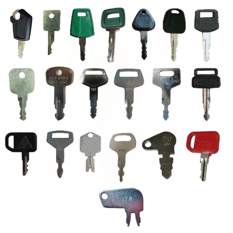 20 Keys Heavy Equipment / Construction Equipment Ignition Key Set- High Quality!