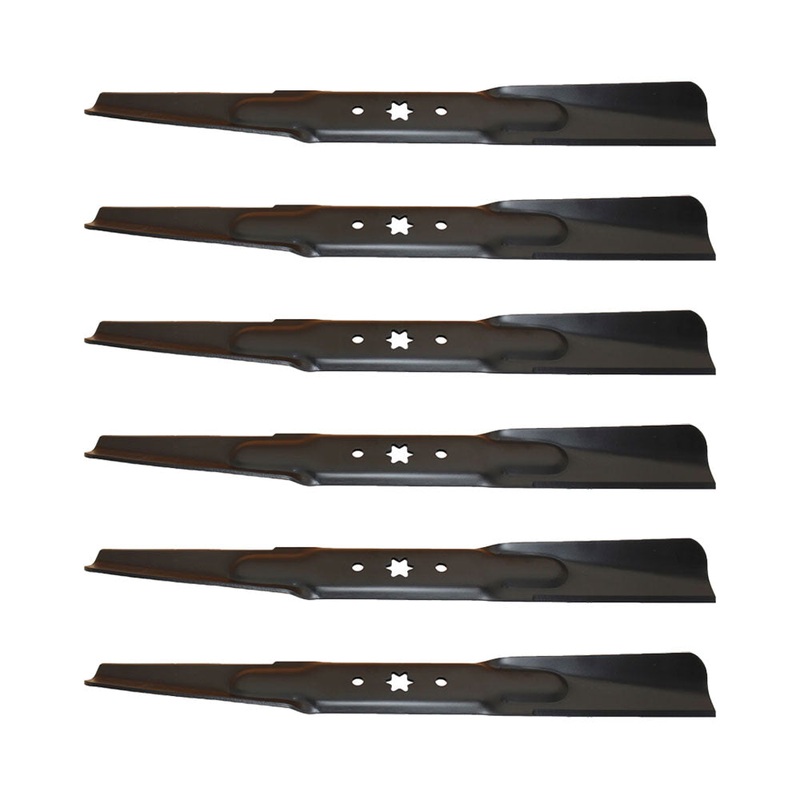(6) 942-04244A Mower Deck Blades Fits Cub Cadet XT1 LT46 XT2 LX46 46'' Decks