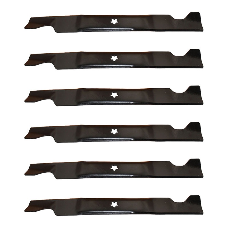 (6) Heavy Duty Mulching Blades Fits AYP with 46" Deck 403107 21546611 405380
