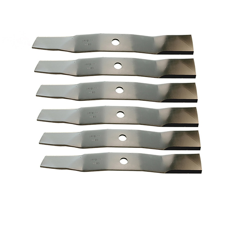 6 Pack Lawn Mower Blades Fits John Deere M136195 TCU30316