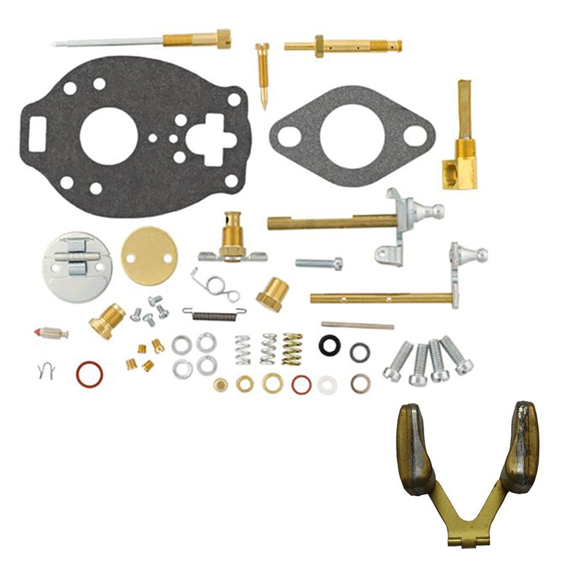 Carburetor Repair Kit with Float & Instructions Fits Ford 9N 2N 8N TSX Major
