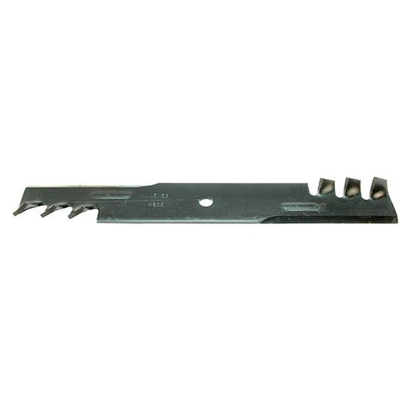 One (1) Toothed 18" x 5/8" Mulching Blade fits Various Lawn Mowers 36" - 54"