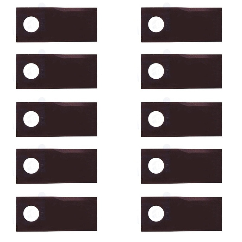 Set of (10) LH Disc Mower Blades Fits Bush Hog & Rhino Disc Mowers 798RM787167